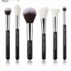 Blacksilver Set pennelli trucco professionale Kit pennelli trucco Kit guancia Evidenzia capelli sintetici naturali234q5689615