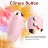 USB klitoris stimulator vattentät trådlös vibrerande hopp sexig ägg fjärrkontroll kula vibrator leksaker för kvinnor uppvärmning