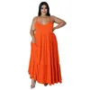 Summer Plus Size Maxi Dresses 5xl Designer Women Clothing Sexig Suspender Long Sundress Wedding Dress Party Nightclub