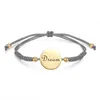 Bracelets porte-bonheur été tressé rouge inspirant amour espoir rêve mot Bracelet chaîne réglable pour FriendCharm Inte22