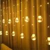 Party Decoration Christmas Led Lights Wishing Ball Plug-in Years Holiday Home Room Living Curtain Birthday LampParty