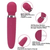 Erotic 8 Modes Magic Wand Vibrators Nipple Clitoris Stimulator USB Rechargeable Dildos Female Masturbator sexy Toys For Women