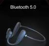 Bluetooth 5.0 S.Wear E6 무선 휴대 전화 이어폰 뼈 전도 이어폰 야외 스포츠 헤드셋 아이폰 안드로이드 폰 검은 빨간색.