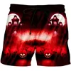 Moda Halloween Man Horror Castle Street Wear Vendita all'ingrosso Pantaloncini da spiaggia 6XL Uomo Abbigliamento stampato in 3D 220623