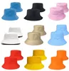 Cappelli a secchiello unisex Donna Protezione solare estiva Cappello Panama Uomo Colore puro Sunbonnet Cappelli stile Fedora e borsalino Cappello da pescatore all'aperto Berretto da spiaggia BD0042