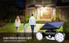 Solar Lights Outdoor Motion Sensor Wall Lights with Dual Head Spotlights 30 LED Waterproof Adjustable for Garden Garage Lighting