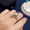 New Glossy Ball Design Simple Fashion Ring Titanium Steel Couple Whole Jewelry9120670