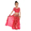 Stage Wear Style Kids Costume di danza del ventre Costumi orientali Abiti da ballerino per 5 pezzi / set Stage Stage Stage