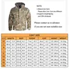 Giacca tattica Giacche da trekking G8 Uomo Impermeabile Caldo da uomo Giacca a vento con cappuccio in pile Caccia Abbigliamento Giacca militare militare mimetica 220516