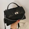 Kvinnor Handrem Handväska Ladies PU Läder Små Flap Axelväskor Grön Crossbody Bag Märke Designer Kvinna Telefonväskor