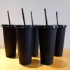 Deusa da sereia Starbucks 24oz/710ml canecas plásticas copos reutilizáveis ​​bebidas altas claras da forma de pilar de pilar de pilar de palha de palha caneca 5958 Q2