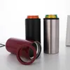 12oz Stainless Steel Double Vacuum Insulated Can Cooler Tumbler Multiple Colors Beer Soda Cola Coffee Cup Cold Keeper Cans Drink Holder