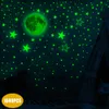 Paper Products 1049pcs Glow-in-the-dark Patch Luminous Moon Star Dot Fluorescent Patch Self Adhesive Cartoon Wall Sticker