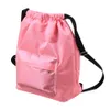 Outdoor Dry Wet Swimming Bag Pull Rope Zipper Pouch Backpack Portable Swimsuit Drawstring Storage Bag Waterproof Gym Rucksack Fitness Sports Gymtas BB8008