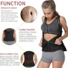 Formas del cuerpo Neopreno Sauna Chaleco de sudor Entrenador de cintura Adelgazante Recortador Fitness Corsé Entrenamiento Termo Modelado Banda Shapewear L220802