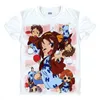 T-shirt da uomo Coolprint Maglietta anime La malinconia di Haruhi Suzumiya Camicie con motivi cosplay a maniche corte multi-stileUomo