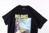 T-shirt noir hommes femmes haute qualité NO BAD TRIPS imprimé Tee OversizeTops manches courtes 22FW