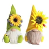 Bee Gnome Suower Doll Decor Bumble Peluche Bambola senza voltoOrnamento Goblin Decorazione desktop Regalo Porta fortuna 220622