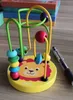 Wholesale Baby Sensory Montessori Educational blocks Math Toy Wooden mini Circles Bead Wire Maze Roller Coaster Abacus Puzzle toys For Kids Boy Girl Gift