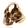 Панк -стиль личностный кольцо черепа красочные из нержавеющей стали украшения
