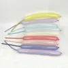 100st/parti 260 Long Stick Balloon 9 Colors Macaron Latex Magic Strip Balloons Stick Form Diy Flower Doll Wedding Birthday Baby Shower Christmas Decoration Ballon