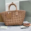 TPO qualité bistro panier de légumes tissage sac fourre-tout shopping mode dame sac à main femmes designer sacs de luxe k7Z5 #