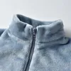 그리고 최고의 겨울 아기 ​​어린이 따뜻한 소년 소녀 코트 옷 아동 플란넬 양털 지퍼 재킷 유아 스웨트 셔츠 외부웨어 220812