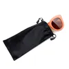 Soft Waterproof Sunglasses Packaging Bag Drawstring Microfiber Dust Proof Pouch Portable Eyewear Storage Container
