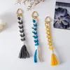 Keychains 3Pcs Bohemian Tassel Love Keychain For Women Macrame Braided Pendant Backpack Ornament Gift FriendsKeychains