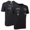 F1-Teamfahrer-T-Shirt, kurzärmelige Fanbekleidung, Formel-1-Rennanzug kann individuell angepasst werden