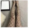 Berömda Brandsexy Mesh Pantyhose Tight Sock for Women Fashion Designer Girls Ladies Khaki Color Night Club Stocking Mesh Panty Slanges Shining Stockings Leggins Party