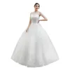 Other Wedding Dresses Dress 2022 Noble O Neck Sleeveless Lace Up Plus Size Simple Bridal Beading Flower Slim Vestido De NoivaOther