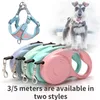 35m nylon infällbar hundkrage 35 m för små medelstora hundkatthoppor bly hundtillbehör roulette koppelhundar leveranser 220815