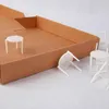 Pizza Box tripod stand stool disposable plastic rack packing 1000 pcs tripod display tray round White PP pizzeria Saver Stack for Food Take Out Service