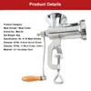 Filling Machines Handheld Food Processor Chopper Sausages Filler Maker Meat Grinder Pasta Home Kitchen Stainless Steel Cooking Tools