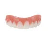 1pc dientes falsos superiores silicona simulación de dientes falsos blanqueamiento broteras dentales herramientas cuidado de la higiene de higiene blanqueador