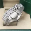 Full diamond white Roman President Watch 2288238 18K white gold men automatic Box