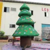 Free Door Ship Outdoor Activities printing inflatable Christmas tree ground balloon for sale