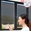 Roller Blinds For Window Blackout Curtains Awning Curtain Living Room Bedroom Car Office Suction Cup Sun Protection Roller Blind 220511