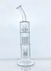 New Borosilicate Glass Hookah Thick 11" VapeXhale Water Tube 2 percs with 5.4 Tall Bracket Diffuser (GB-309)