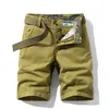 Spring Men Cotton Solid S Shorts Ubranie Letnie swobodne bryczesy Bermuda Fashion Dżinsy na spodnie plażowe Krótkie 220621