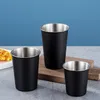 Acier inoxydable bière tasse café boisson froide gobelets lait Cola gobelet Bar fête vin tasses décoration tasse cuisine verres SN6741