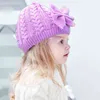 12 Stücke gestrickt Winterbabyhut für Mädchen Süßigkeiten Farbe Kapuze Enfant Baby Beanie Tulband Hats Neugeborene Baby Cap for Kids Accessoires L220729