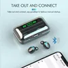 TWS F9 Trådlöst öronbryggor hörlurar Bluetooth 5.0 Stereo Touch Control Waterproof Sports Music Headhones med mikrofon F9-5C öronsnäckor