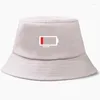 Berets Men Women Low Battery Bucket Hat Hip Hop Fisherman Panama Hats Outdoor Summer Casual Visor Cap Chapeau Sun Prevent CapsBerets Wend22