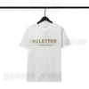 Diseñador Camiseta para hombres Camiseta Luxury Classic Letter London Inglaterra Color de oro Camiseta de manga corta Camiseta de algodón casual simple