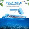 US-Lager 2 Packung Floatable Wasserdichte Hüllen Trocknen Tasche Mobiltelefonbeutel Für iPhone X / 8/8 Plus / 7/7 Plus Google Pixel LG Samsung Galaxy A280Y