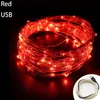 Strings 5M 10M 100 LEDS Fairy Light Starry String USB Lights Micro LED Transparent Wire For Party Christmas Wedding 6 ColorsLED