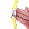 Bangle 5Pcs Selling H Shape With Watch Stape Glass Memory Locket Wrist Bracelet Charms For Men Women Gift Jewelry Making BulkBangle