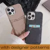 luxury Classic coch Double card phone cases for iphone 14 14PROMAX 14PLUS 14PRO 13PROmax 13PRO Leather new 12 12Promax 11pro x xsmax xr covers